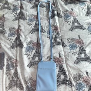 Blue crossbody bag